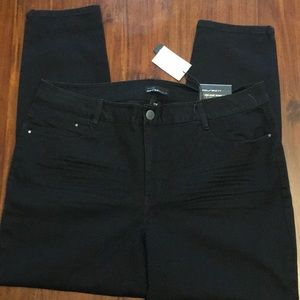 High Waist Black Skinny Jeans